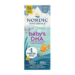 노르딕내츄럴스 베이비 디에이치에이 오메가-3 비타민디 DHA omega3 vitamind 60 ml, 1개