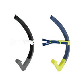 포커스스노클 FOCUS SWIM SNORKEL 센터스노클(구)MP버전 업그레이드(현)AQUASPHERE 아쿠아스피어, 네이비네온S