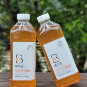 봄마중 하동 황매실액기스 매실원액 임산부매실액 1000ml, 1L, 2개