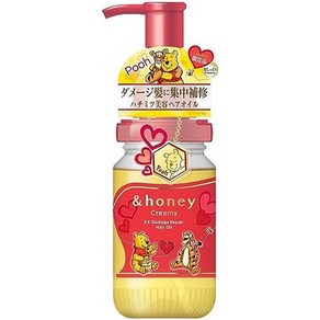 일본직발송 6. HONEY 【푸씨 디자인】앤허니 크림 EX EX 데미지 리페어 헤어 오일 100ML 데미지 케어 B0CH, [한정 푸씨], One Colo, 1개