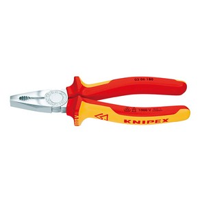 KNIPEX 크니펙스 뺀치 (절연) 03-06-180 (180mm) / 03-06-200 (200mm) 중 1개