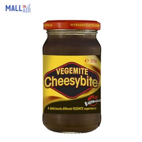 호주 국민잼 베지마이트 치즈맛 Vegemite Cheesybite Spead 270g, 1개