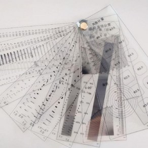 필름자 스테인 게이지 카드 측정 도구 결함 지점 컨트롤 투명 필름 얼룩 비교 포인트 균열 대비, A. 3장(비투과), 1개