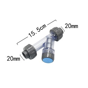 농장 정원 물 필터 스크린 관개 시스템 투명 플라스틱 튜브 퀵 커플러 20mm 25mm 32mm 40mm 50mm 6m, [01] A