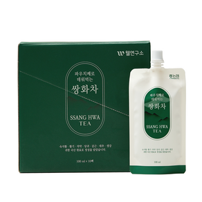 웰연구소 파우치째로 데워먹는 쌍화차, 10개입, 100ml, 2박스