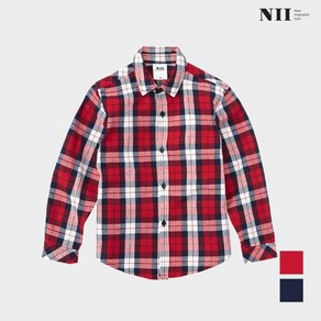 NII 아동 캐주얼 멀티 체크 셔츠 NNKNLVS1301