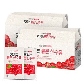 황토농원 맛있는 붉은 산수유 건강즙, 80ml, 2개