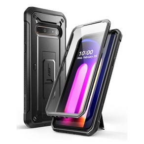 Supcase LG V60 ThinQ 호환 케이스 액정보호필름 스탠드 풀커버케이스