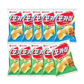 포카칩 오리지널 66g x 5p + 어니언맛 66g x 5p, 어니언+오리지널, 1세트