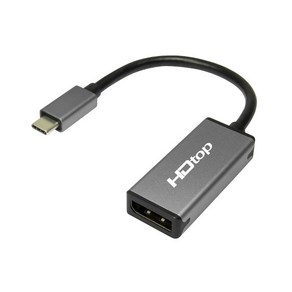 에이치디탑 USB C타입 TO 4K 60HZ DP 컨버터 15cm, HT-3C006