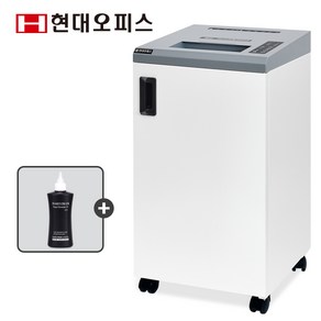 현대오피스 페이퍼프랜드 국산 대형 문서세단기 저소음 20매 55L PK-M230MM+세단기오일 파쇄기 세절기