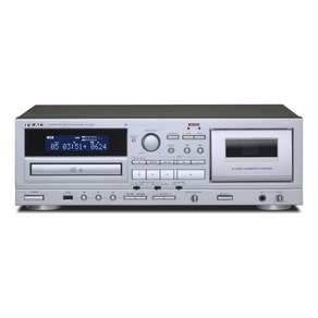 TEAC AD-850-SE 티악 카세트 데크CD 플레이어USB메모리녹음재생 노멀 크롬 메탈], 단일 옵션