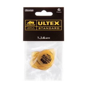 던롭 피크 울텍스 스탠다드 1.14MM 6개 ULTEX DUNLOP STD PICK 6EA 1.14MM (421P1.14)