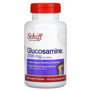 Schiff 글루코사민HCl 1000mg 코팅 정제 150정, 1개