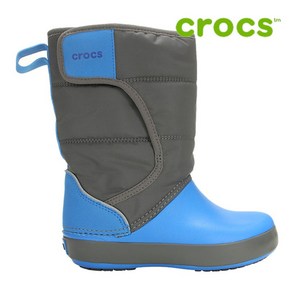 크록스 아동 부츠 H12- 204660-01O Kids LodgePoint Snow Boot Slate Gey-Ocean