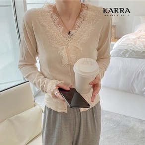 카라 KARRA 글루레이스가디건 KB3SCD040C