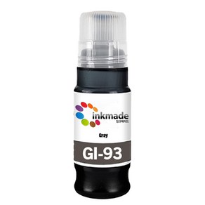 캐논 GI-93 호환잉크 PIXMA G590 G595 G690 G695 컬러선택, 6. 그레이호환잉크, 1개