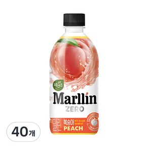 자연은 더말린 제로 복숭아, 500ml, 40개