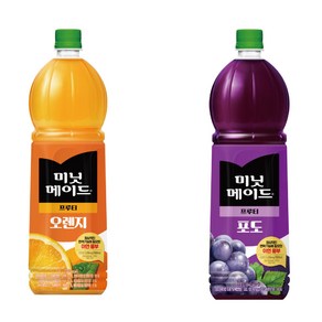 미닛메이드 오렌지 1.5L + 포도 1.5L, 12개