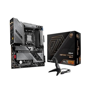 애즈락 ASRock AMD X870E Taichi Lite Ryzen 소켓 AM5 DDR5 DIMMs 8200 256GB EATX 마더보드 5G LAN M.2 USB4 WiFi7, 1개