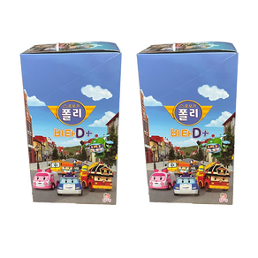 로보카폴리 비타D+ 어린이 비타민캔디 250정 x 2개, 275g