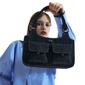 [비비와이비] [BBYB] Linda Tote Bag 린다 토트백 데님 블랙 09M3210DEK