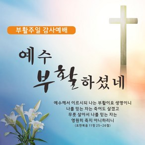 주영디자인 부활절 현수막 -무료배송- 문구수정 가능 사이즈 변경가능 구김없는 포장&배송