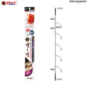 백경 닭털 서남해안 침선 어초채비 BK-374 왕열기 왕우럭 심해 전용채비