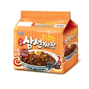 팔도일품 삼선짜장 120g, 4개