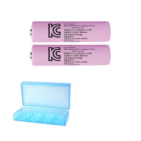 18650 2알(3000mah 2알+2구케이스), 1세트