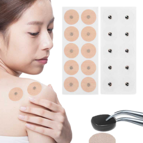 요술 동전패치 200매 손목 손가락 자석 파스, 완제품100개+리필패치100개(총200개), 1개