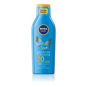 니베아 썬 프로텍션 앤 탄 썬크림 200ml 자외선 차단제 SPF20