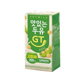 [남양] 고칼슘 맛있는두유 GT 담백한맛(190mlx24개), 24개, 0.19l