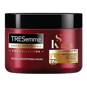 푸석푸석하고 다루기 힘든 모발을 위한 Tresemme 케라틴 스무스 마스크 300ml