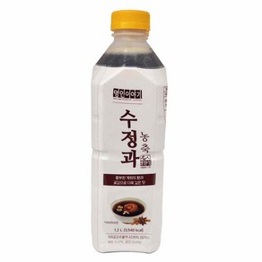 마켓큐브 명인이야기 수정과농축액 농축수정과 원액 베이스 업소용 수정과 만들기, 1.2L, 1개