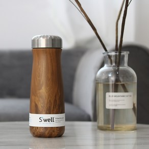 Swell 티크우드 트래블러 친환경 텀블러 스웰 Teakwood Traveler 워터보틀