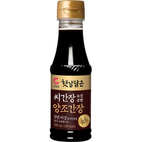 대상 청정원 씨간장 숙성 양조간장 골드, 200ml, 7개