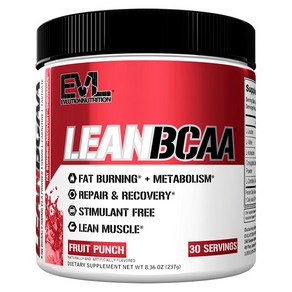 EVLUTIONNUTRITION 린 BCAA 프루트 펀치, 237g, 1개