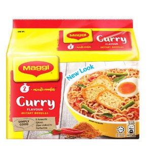 말레이시아 네슬레 매기 미고랭 라면 치킨 카레 톰양 비빔면 핫스파이시 maggi noodles, 5 미고랭칠리, 79g, 1개