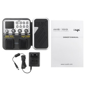 NUX MG-100 멀티 이펙트 프로세서 기타 이펙트 페달, 1개