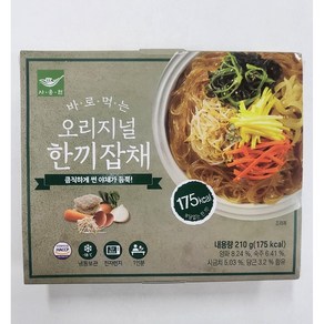 사옹원 한끼잡채(오리지널) 210g, 1개