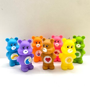 빅 케어베어 키링 귀여운 곰돌이 키체인 열쇠고리 가방고리 커플 우정 carebears