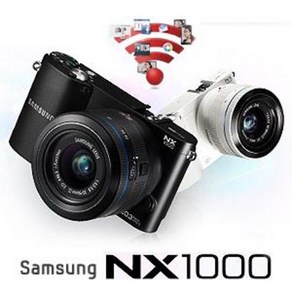 [삼성 정품] NX1000+20-50mm렌즈포함 16GB+가방+리더기 포함가 k, 화이트