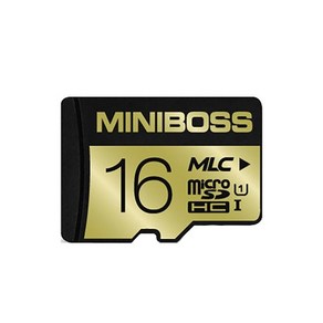 MLC MSD16G MLC 16G SDHC Mico (MINIBOSS) 카드 메모리, 1개