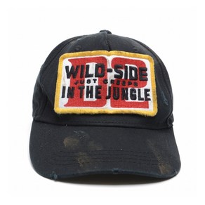 디스퀘어드2 남성 WILD-SIDE 데미지 워싱 캡 (BC4003_V05C_2124)