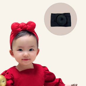 [디어딜리] 아기 모자 헤어 말랑터번 & 도넛밴드 세트