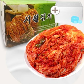 시원김치(포기) 수입 + 아이스박스, 1개, 10kg