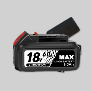 MAX 21V 대용량 주피터 6.0AH 맥스 배터리 세트, 1개