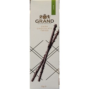 GRAND BELDIAN SPECIALTIES 그랜드벨지안 민트 다크 초콜릿 트윅스 75g (원산지 : 네덜란드), 1개