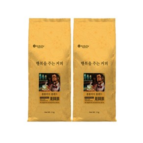 맥널티커피 행복을 주는 커피 콜롬비아 블렌드 분쇄원두, 1kg, 2개